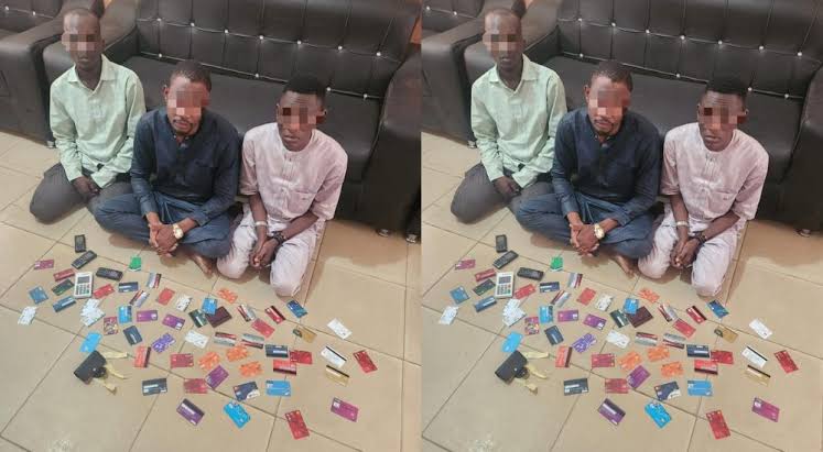 The arrested suspects
