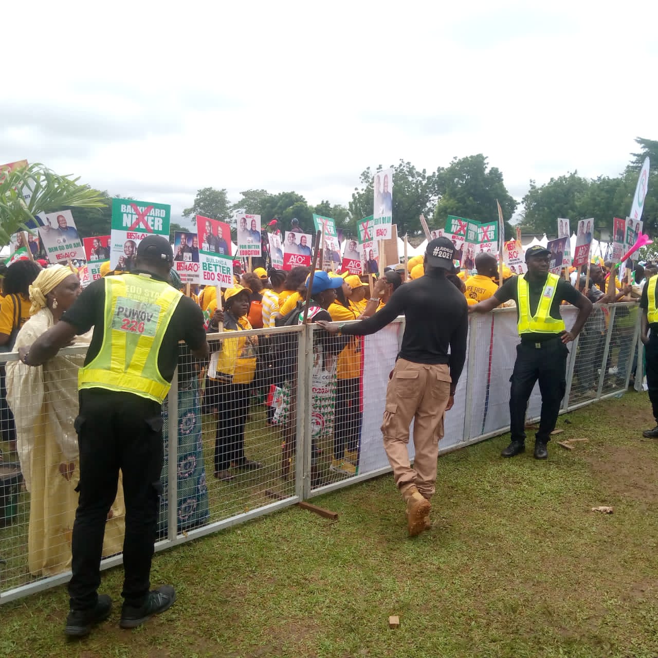 PDP supporters during the rally