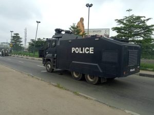 Police van