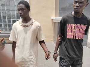 The arrested suspects