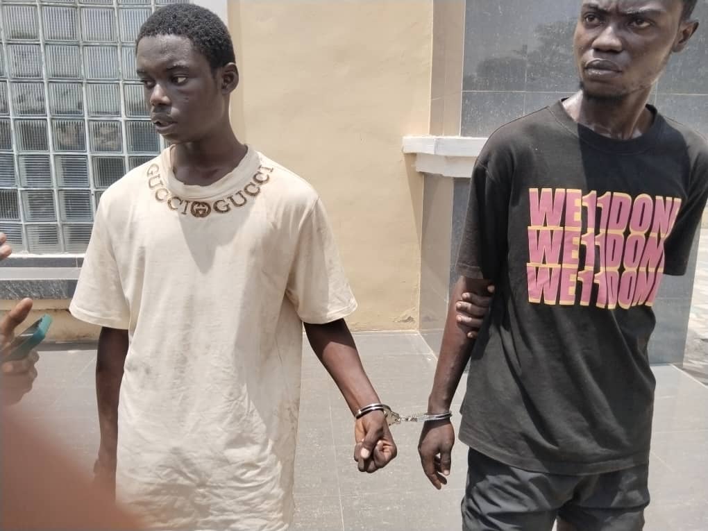 The arrested suspects