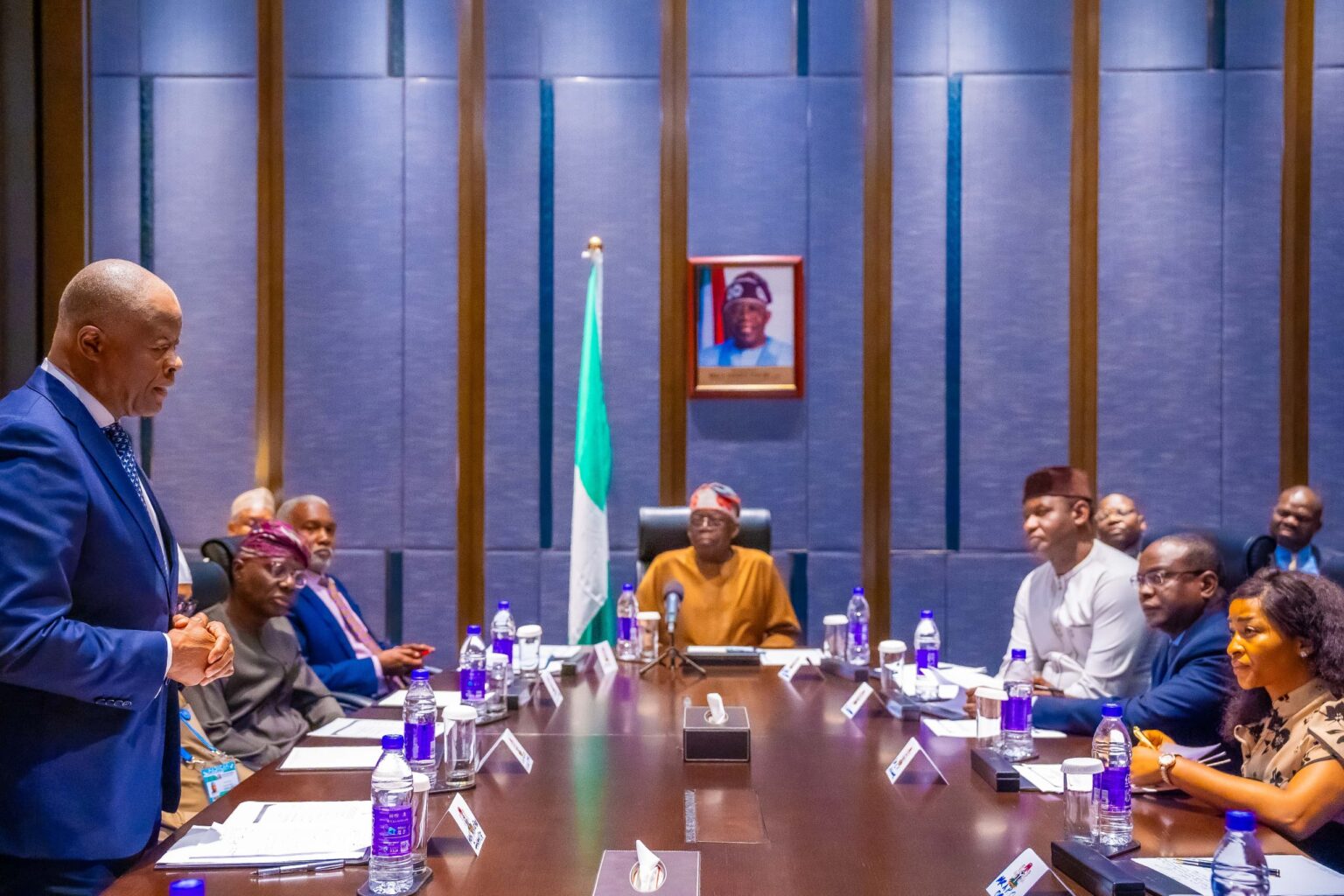 President Bola Tinubu at a meeting with Nigerians in Diaspora Organisation in China (NIDO China) and the Nigerian community in Beijing, China, on Friday