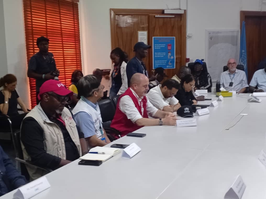 Press briefing held at UNOCHA Head Office in Maiduguri