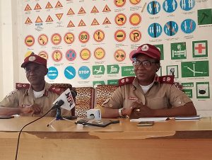 FRSC Sector Commander, Mrs Joyce Alexander, during a news conference on Friday, in Awka.