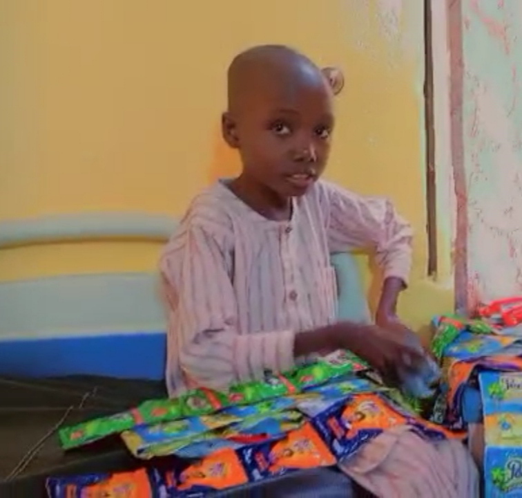 Abubakar Ibrahim, who suffers from severe acute malnutrition.