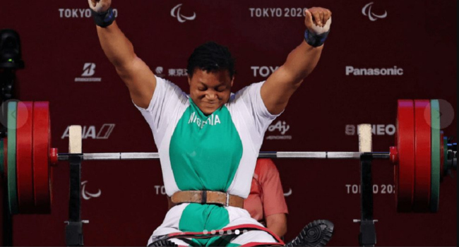 Nigerias Oluwafemiayo Breaks Para Powerlifting Record Wins Gold Medal