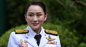 Thailands Prime Minister Paetongtarn Shinawatra 2nd R known by her nickname Ung Ing ThailandPolitics 2