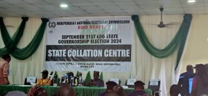 Election results collation centres in Edo State.