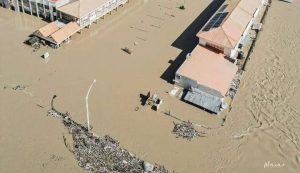 Maiduguri prison submerged in flood