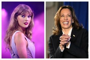 Global pop star, Taylor Swift and U.S Vice President, Kamala Harris