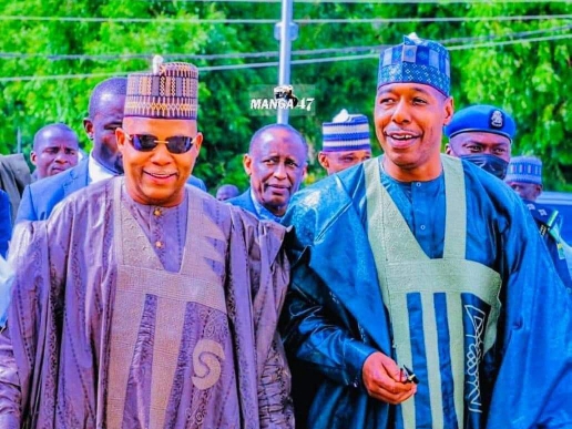 VP Kashim Shettima and Borno State Governor, Babagana Zulum