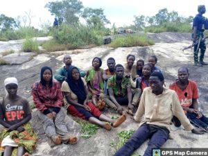 The rescued victims