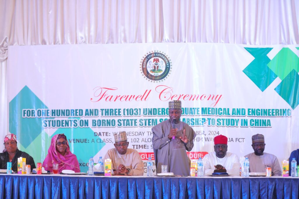 Zulum sponsors 103 students to China for higher studies; reiterates commitments to education 2 IMG 20241031 WA0017