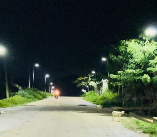 Street lights in Ege community, Adavi LGA