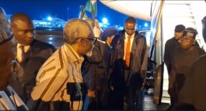 Tinubu returns to Nigeria