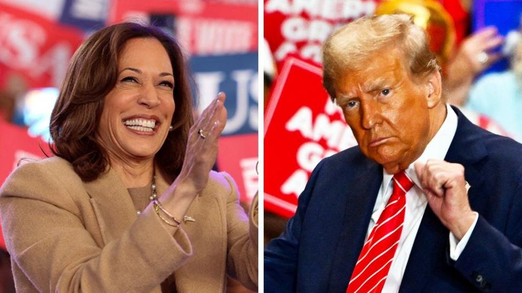 Kamala Harris and Donald Trump