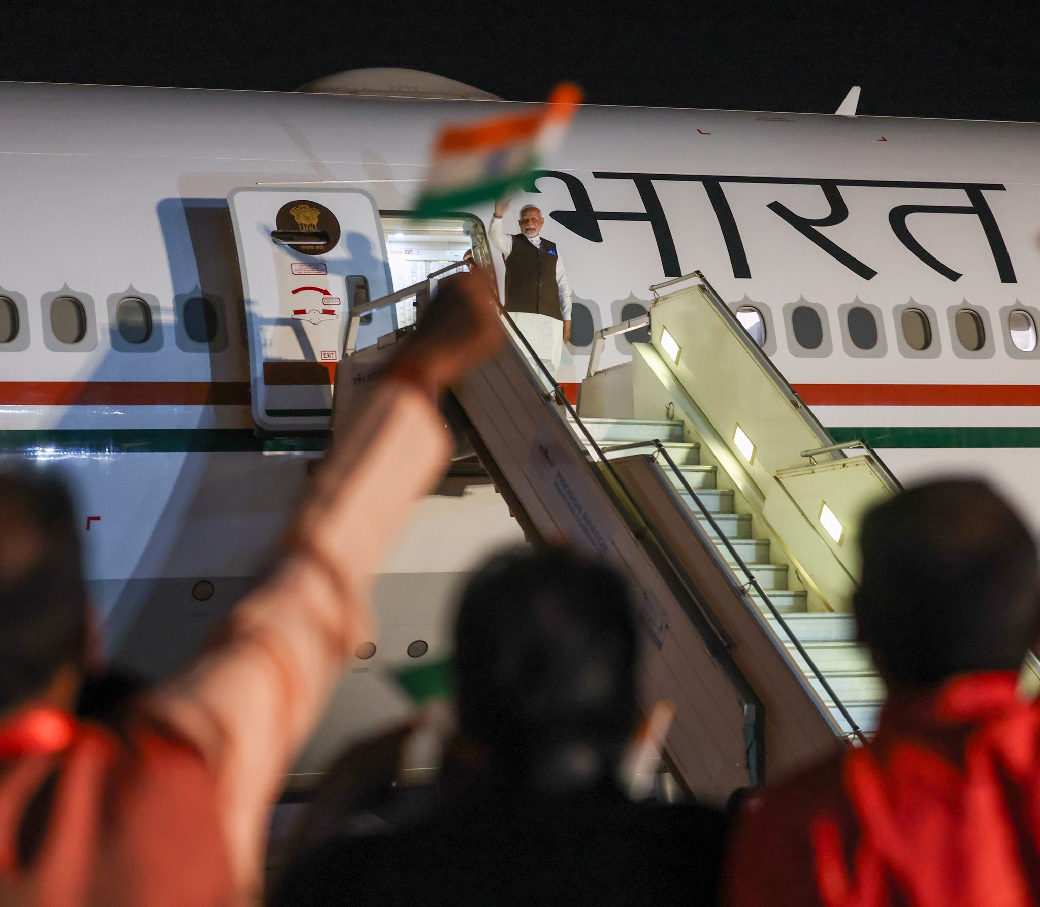 Indian Prime Minister lands in Abuja