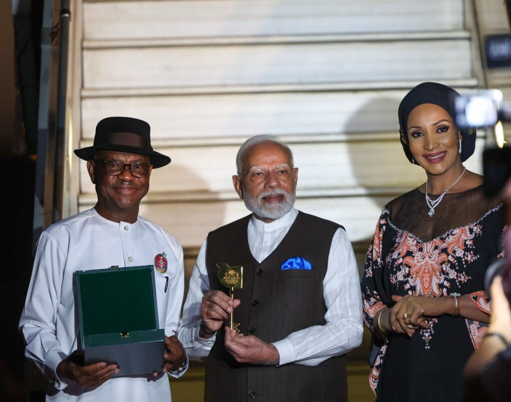 PHOTONEWS: Indian Prime Minister Narendra Modi lands in Abuja 2 20241117 081907