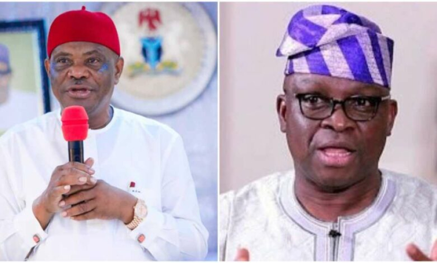 FCT Minister, Nyesom Wike and former Ekiti State Governor, Ayo Fayose
