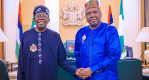 President Bola Tinubu and his media aide, Daniel Bwala