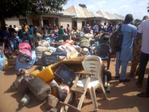 A cross section of IDPs at NEPA ready to relocate to Mega camp