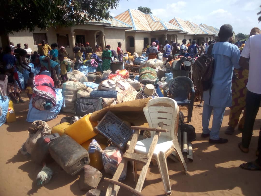 A cross section of IDPs at NEPA ready to relocate to Mega camp