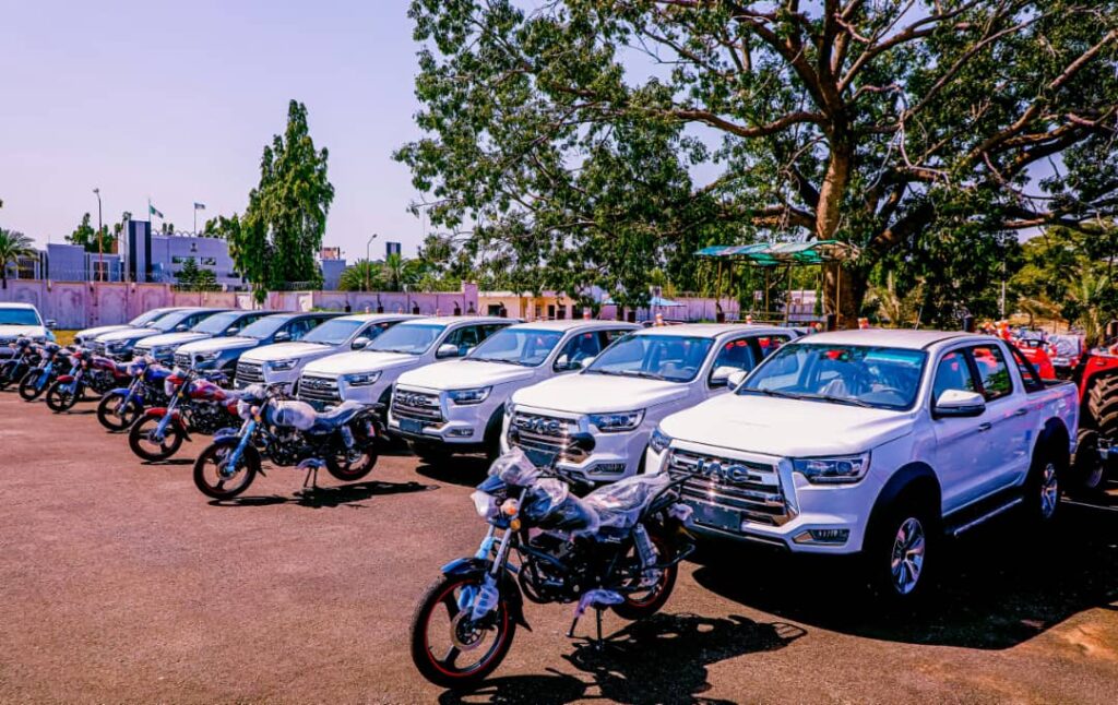 Governor Sule distributes tractors, utility vehicles for MDAs, security agencies 2 IMG 20241114 WA0001