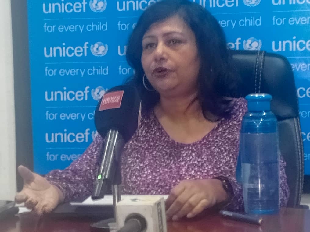 UNICEF's Water Sanitation and Hygiene (WASH) Manager, Jamita Bora Thakkar