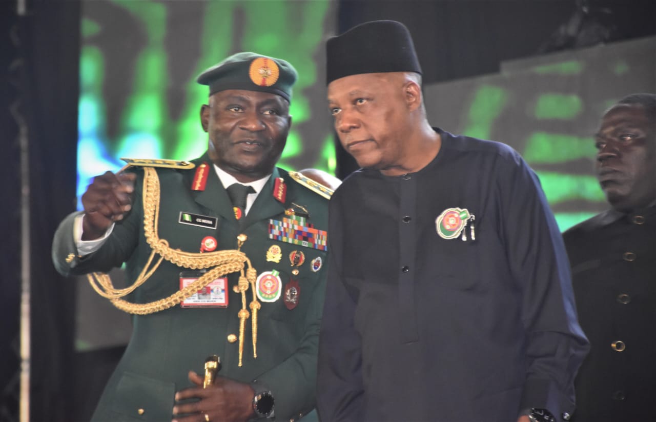 Shettima and CDs Christopher Musa