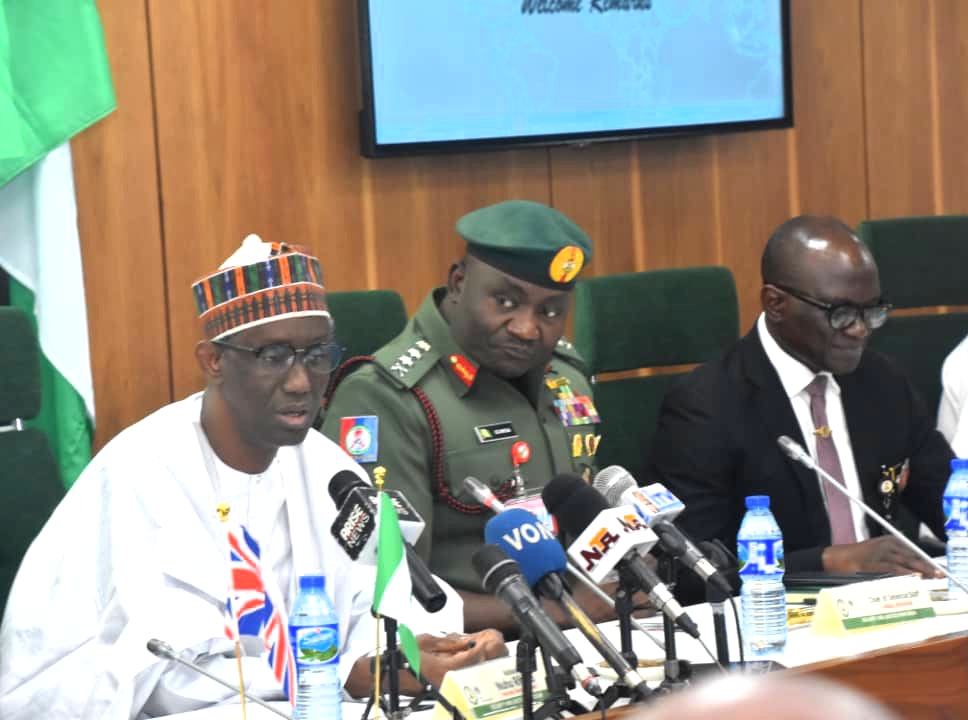 NSA Nuhu Ribadu and CDS Christopher Musa