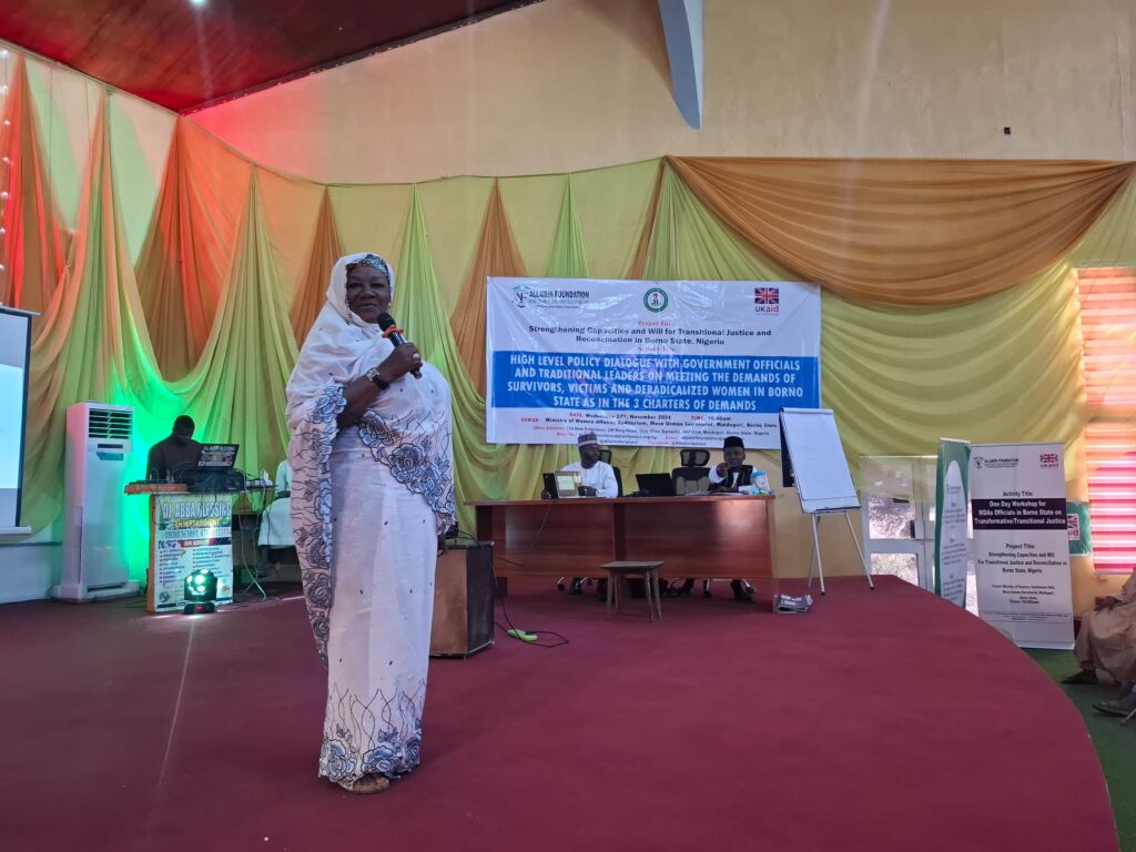 Insurgency: Stakeholders urge Govt to produce policy document on survivors' charters of demands 2 IMG 20241127 WA0083