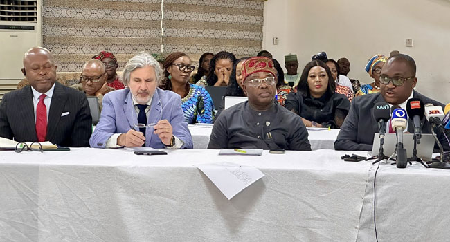 The panel in session on November 8, 2024. Credit: X/@NhrcNigeria