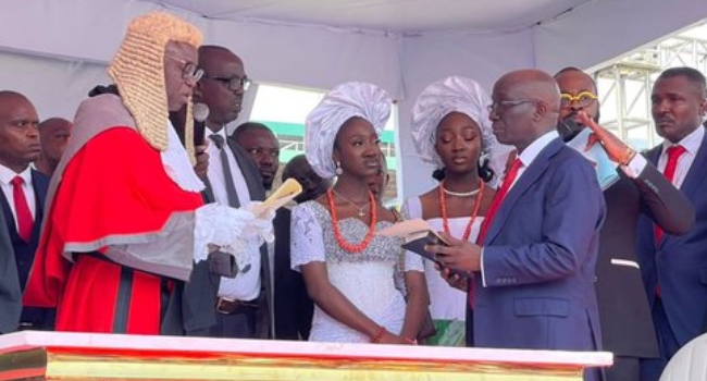Okpebholo swearing in