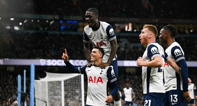 Tottenham disgrace man City