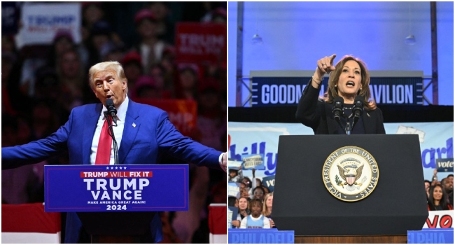 Trump Harris 1