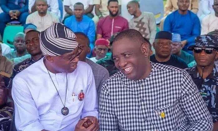 Benue State Governor, Hyacinth Alia and his deputy, Sam Ode