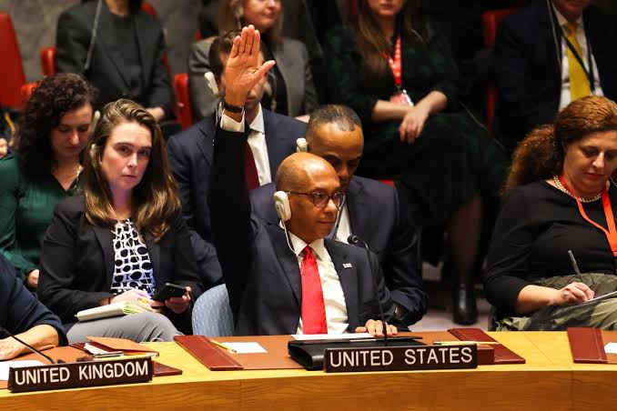 U.S votes at security council