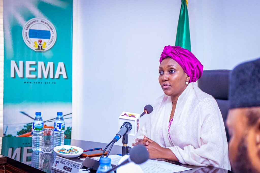 Director-General of the National Emergency Management Agency (NEMA), Mrs. Zubaida Umar