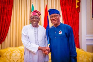 President Bola Tinubu and FCT Minister, Nyesom Wike