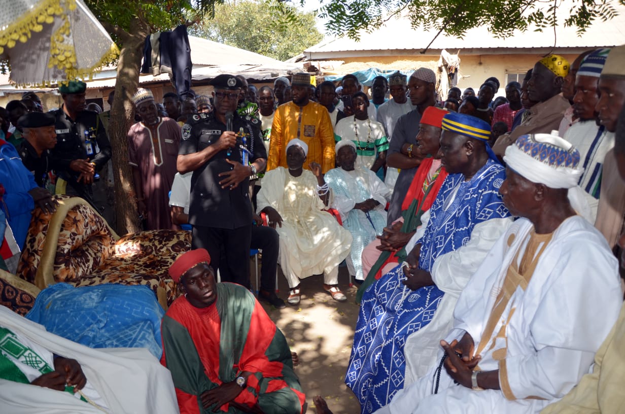 Commissioner of Police, Kogi Command, CP Bethrand Onuoha, visits scene of boat mishap
