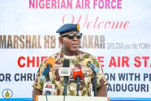 Chief of the Air Staff (CAS), Air Marshal Hasan Abubakar