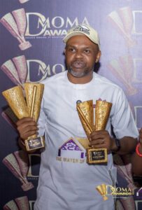 Mayor of Housing with his Awards