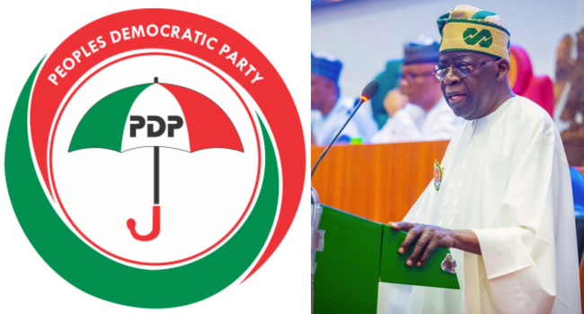 PDP Tinubu