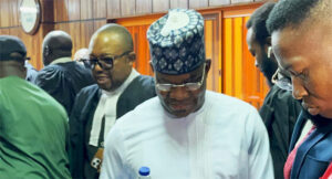Former Kogi State Governor, Yahaya Bello in court