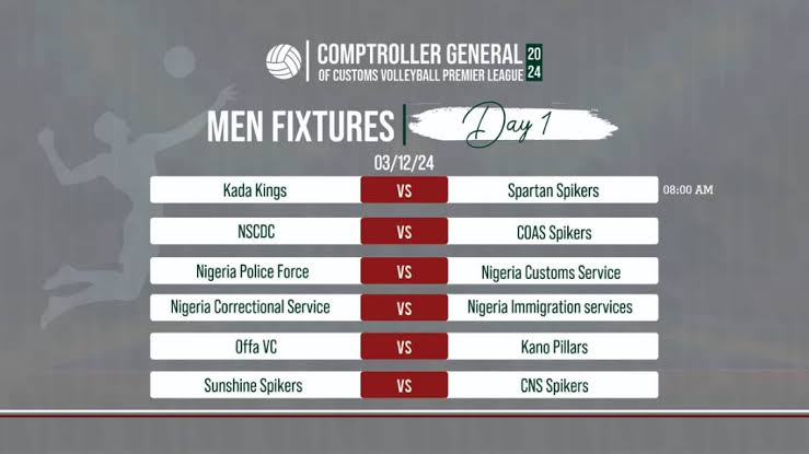 Customs volleyball