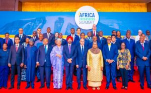 President Bola Tinubu with Tanzanian President Samia Suluhu Hassan and other African Leaders at the Mission 300 Africa Energy Summit in Dar Es Salaam, Tanzania on Tuesday.
