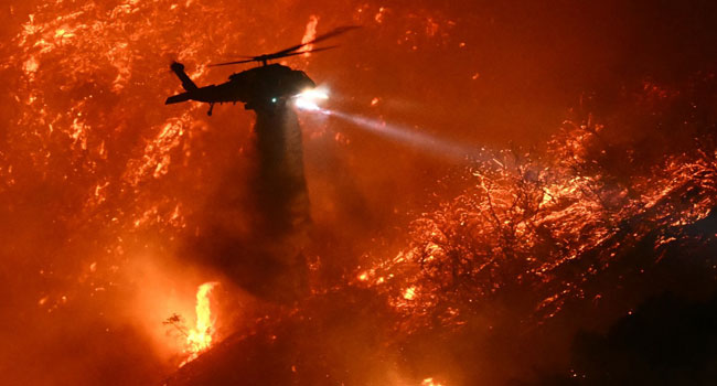 Fire Helicopter Los Angeles