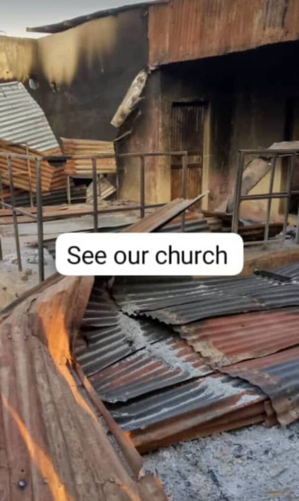 Again, Boko Haram terrorists raid Chibok community, set church, houses ablaze 2 IMG 20250114 WA0009