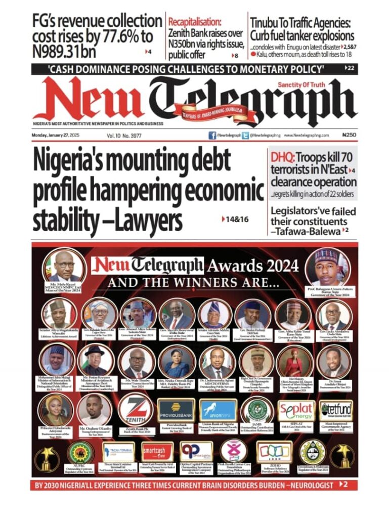 Zulum emerges New Telegraph’s Governor of the Year 2 IMG 20250129 WA0042