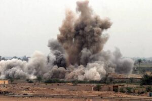 Bomb explosion